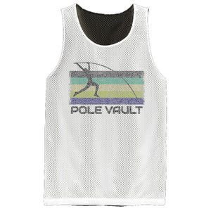 Pole Vault Retro Fun Pole Vaulting Design For Your Vaulter Mesh Reversible Basketball Jersey Tank