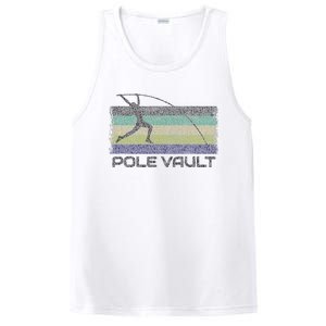 Pole Vault Retro Fun Pole Vaulting Design For Your Vaulter PosiCharge Competitor Tank