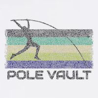 Pole Vault Retro Fun Pole Vaulting Design For Your Vaulter Trucker Hat