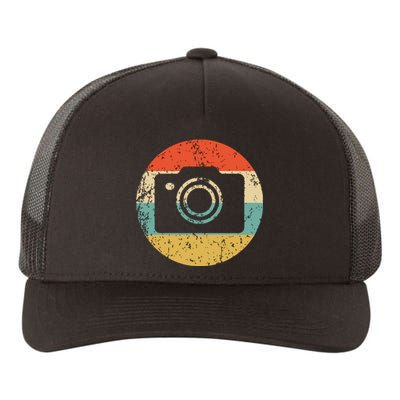 Photographer Vintage Retro Camera Yupoong Adult 5-Panel Trucker Hat