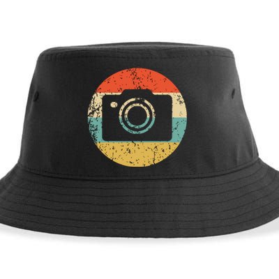 Photographer Vintage Retro Camera Sustainable Bucket Hat