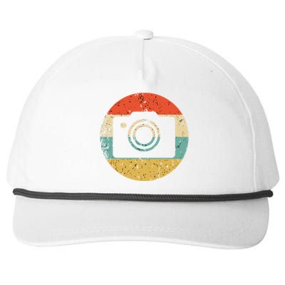 Photographer Vintage Retro Camera Snapback Five-Panel Rope Hat