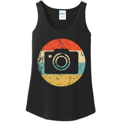 Photographer Vintage Retro Camera Ladies Essential Tank