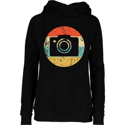 Photographer Vintage Retro Camera Womens Funnel Neck Pullover Hood