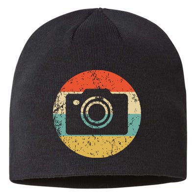 Photographer Vintage Retro Camera Sustainable Beanie