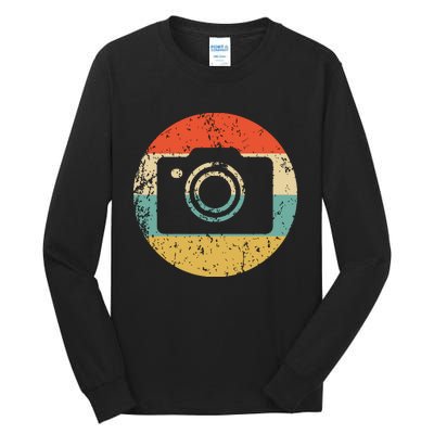 Photographer Vintage Retro Camera Tall Long Sleeve T-Shirt