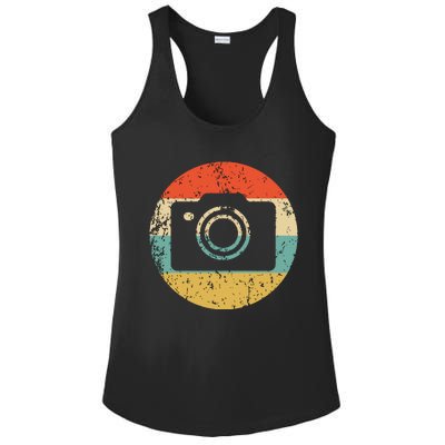 Photographer Vintage Retro Camera Ladies PosiCharge Competitor Racerback Tank