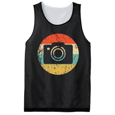 Photographer Vintage Retro Camera Mesh Reversible Basketball Jersey Tank