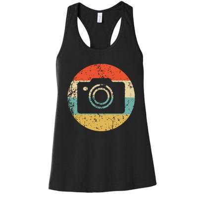 Photographer Vintage Retro Camera Women's Racerback Tank