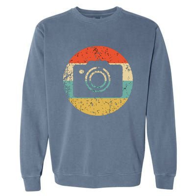 Photographer Vintage Retro Camera Garment-Dyed Sweatshirt