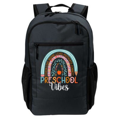 Preschool Vibes Rainbow Preschool Teacher Team Preschool Gift Daily Commute Backpack