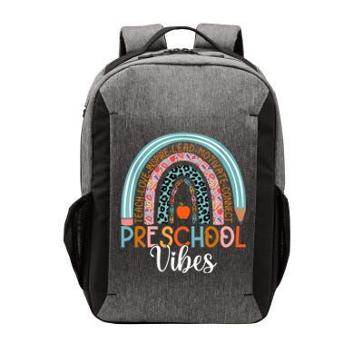 Preschool Vibes Rainbow Preschool Teacher Team Preschool Gift Vector Backpack