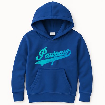 Pawpaw Vintage Retro Style Father’S Day Gift For Dad Grandpa Meaningful Gift Kids Hoodie