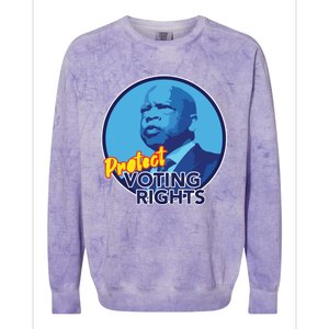 Protect Voting Rights Colorblast Crewneck Sweatshirt