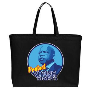 Protect Voting Rights Cotton Canvas Jumbo Tote