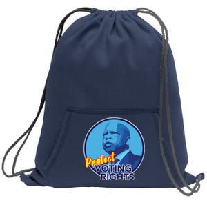 Protect Voting Rights Sweatshirt Cinch Pack Bag