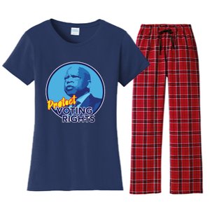 Protect Voting Rights Women's Flannel Pajama Set