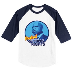 Protect Voting Rights Baseball Sleeve Shirt