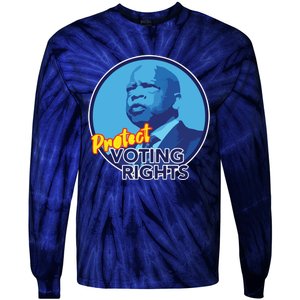 Protect Voting Rights Tie-Dye Long Sleeve Shirt