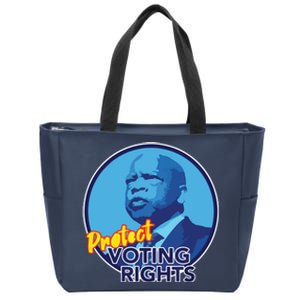 Protect Voting Rights Zip Tote Bag