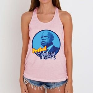 Protect Voting Rights Women's Knotted Racerback Tank