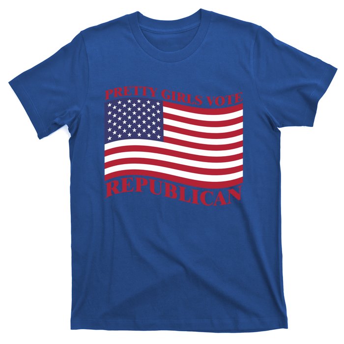 Pretty Vote Republican Usa Flag Freedom Republican Great Gift T-Shirt