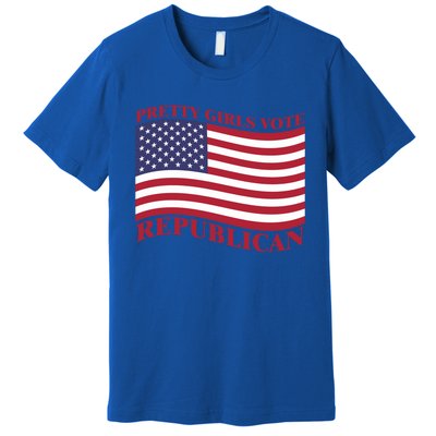 Pretty Vote Republican Usa Flag Freedom Republican Great Gift Premium T-Shirt