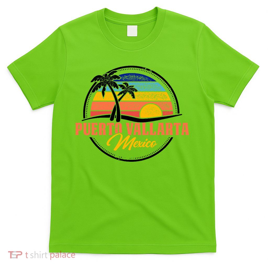 Puerto Vallarta Retro Sunset T-Shirt