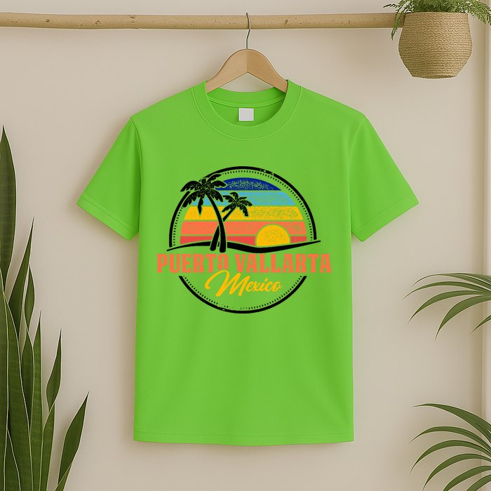 Puerto Vallarta Retro Sunset T-Shirt