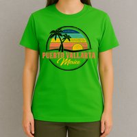 Puerto Vallarta Retro Sunset T-Shirt