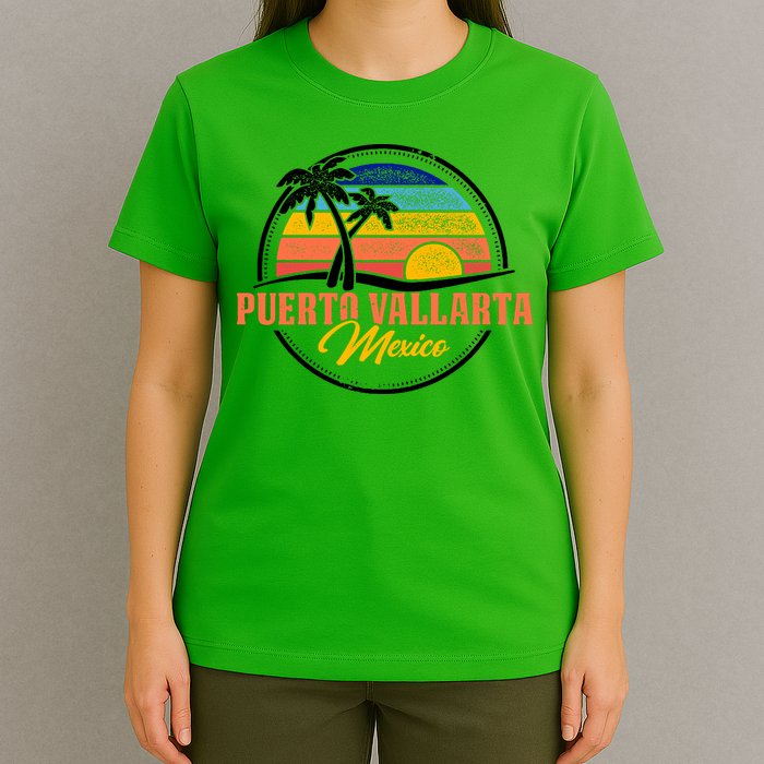 Puerto Vallarta Retro Sunset T-Shirt