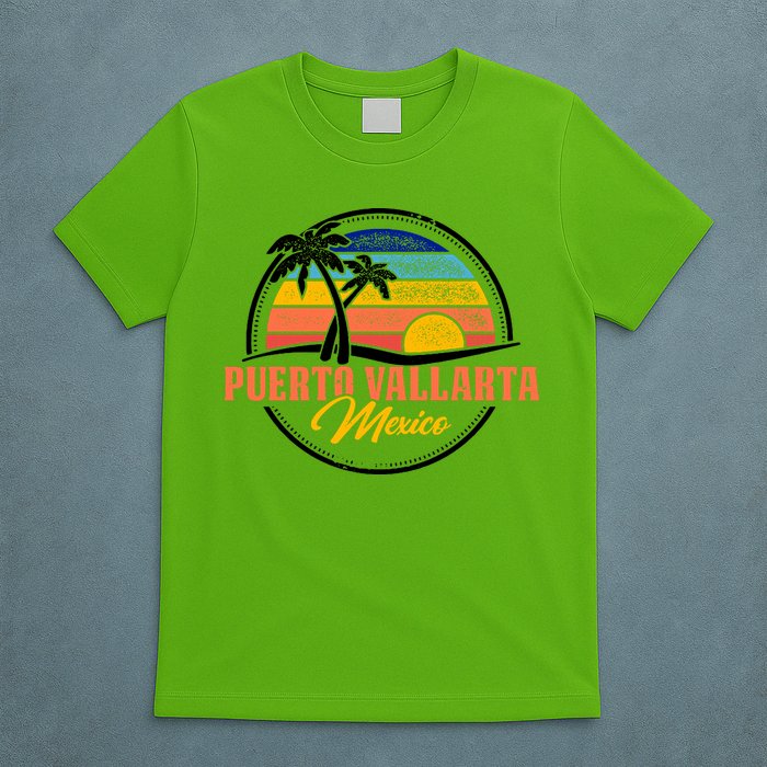 Puerto Vallarta Retro Sunset T-Shirt