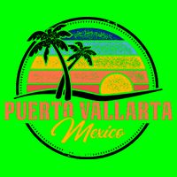 Puerto Vallarta Retro Sunset T-Shirt