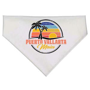 Puerto Vallarta Retro Sunset USA-Made Doggie Bandana