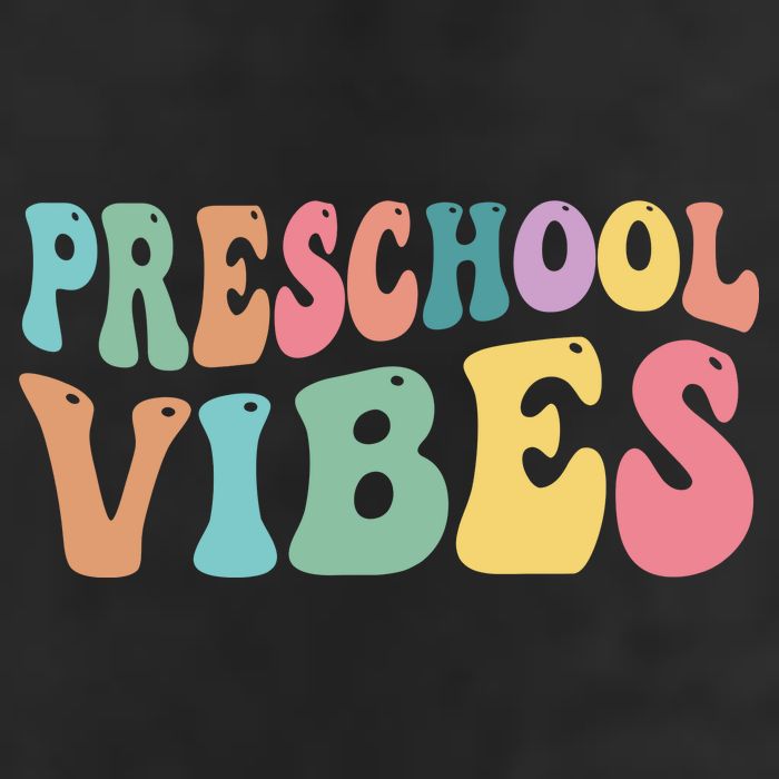 Preschool Vibes Retro 80s Pre School Cool Comfort Performance Bucket Hat