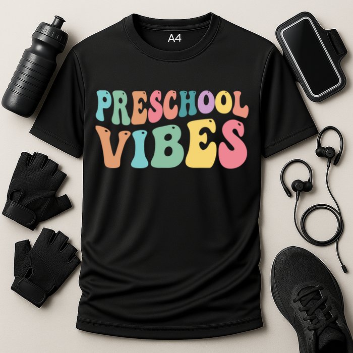 Preschool Vibes Retro 80s Pre School Performance Shirt