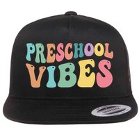 Preschool Vibes Retro 80s Pre School Flatbill Hat