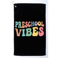 Preschool Vibes Retro 80s Pre School Golf Towel