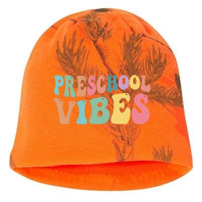 Preschool Vibes Retro 80s Pre School Kati - Camo Knit Beanie