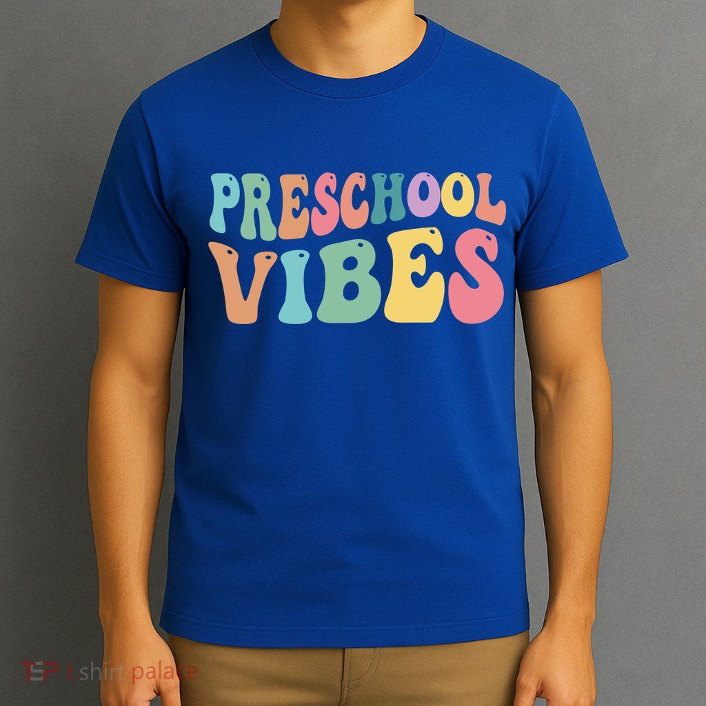 Preschool Vibes Retro 80s Pre School T-Shirt