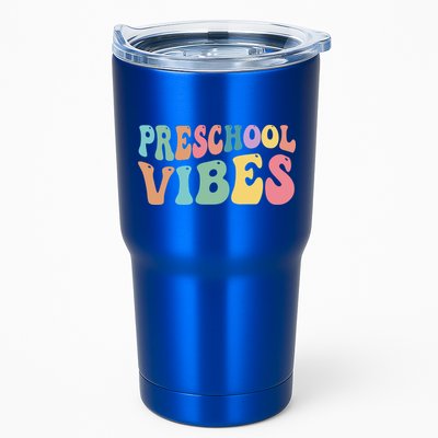 Preschool Vibes Retro 80s Pre School Tumbler