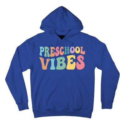 Preschool Vibes Retro 80s Pre School Tall Hoodie