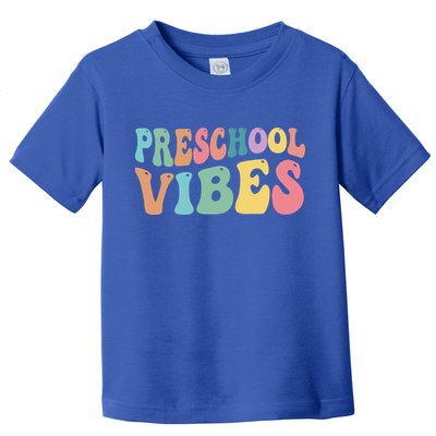 Preschool Vibes Retro 80s Pre School Toddler T-Shirt