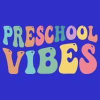 Preschool Vibes Retro 80s Pre School Women's V-Neck T-Shirt