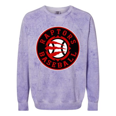 Pauls Valley Raptors Crest Colorblast Crewneck Sweatshirt