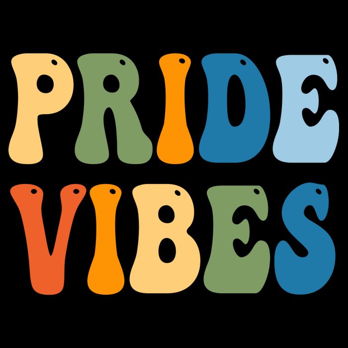Prides Vibes Retro LGBTQ 7-Panel Snapback Hat