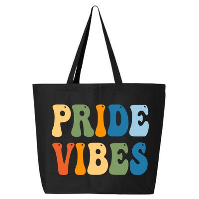Prides Vibes Retro LGBTQ 25L Jumbo Tote