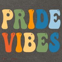 Prides Vibes Retro LGBTQ Cotton Canvas Backpack
