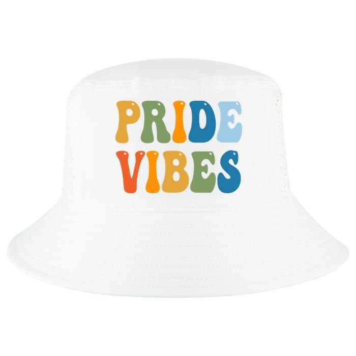 Prides Vibes Retro LGBTQ Cool Comfort Performance Bucket Hat