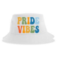 Prides Vibes Retro LGBTQ Sustainable Bucket Hat
